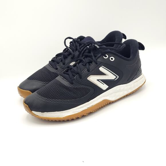 New Balance Fresh Foam 3000 V6 Turf-Trainer Baseball Softball black men's size 8 - Picture 1 of 9